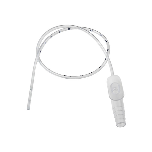 8fr 21in Sterile Straight Suction Catheter W/Control Valve